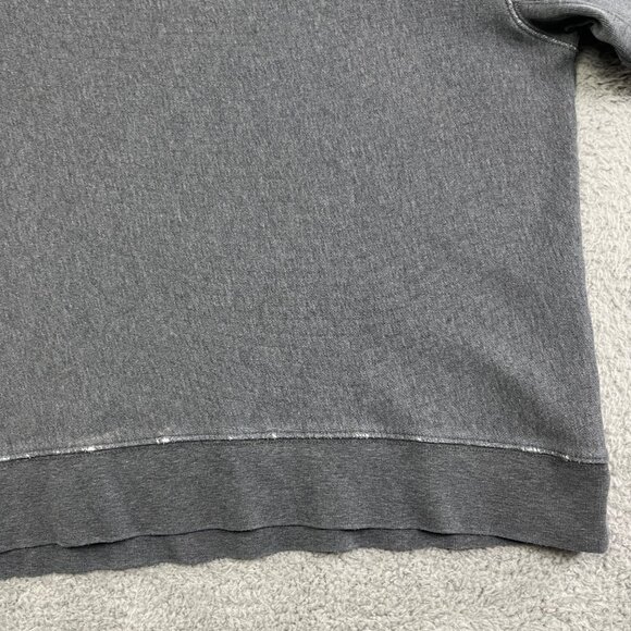 Vintage Old Navy Sweatshirt Mens XL Gray Spellout Heavy Well Worn 90s Y2K - Picture 10 of 16